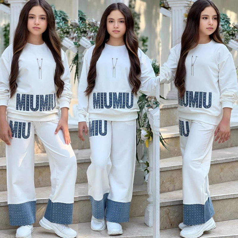 Kot detaylı ikili kız takım 