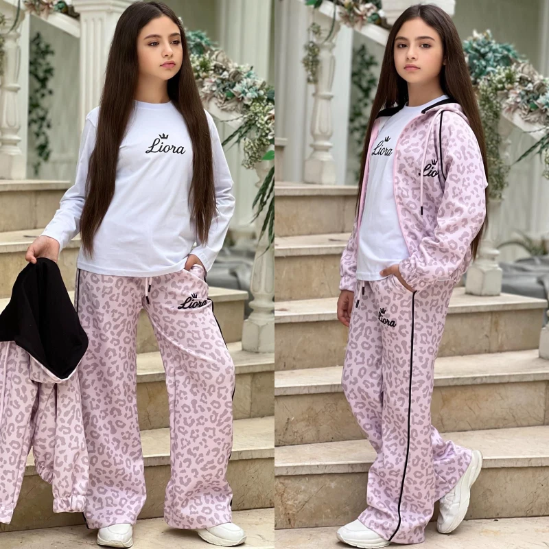 Leoparlı 3 lü kombin 