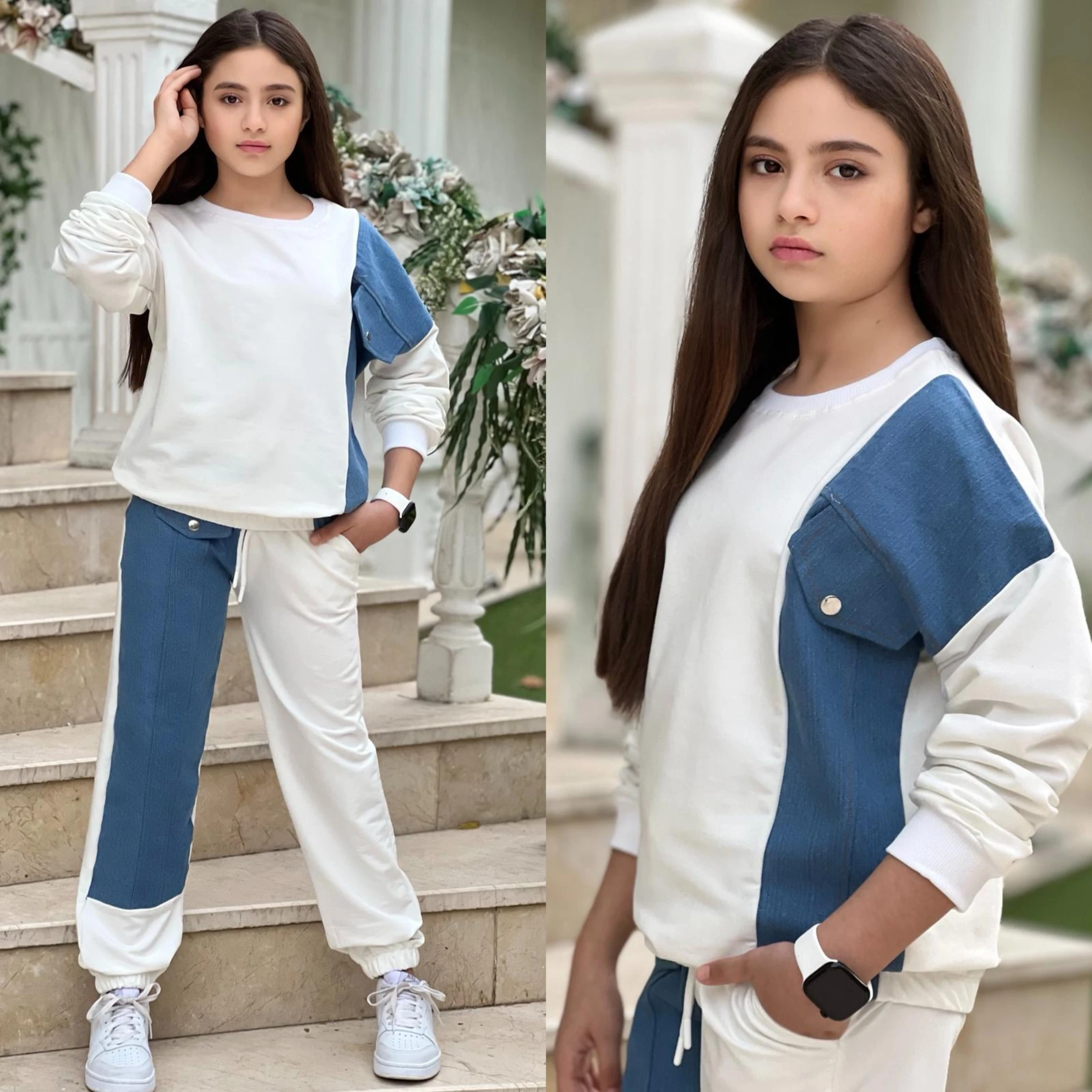 Kot detaylı ikili takım 