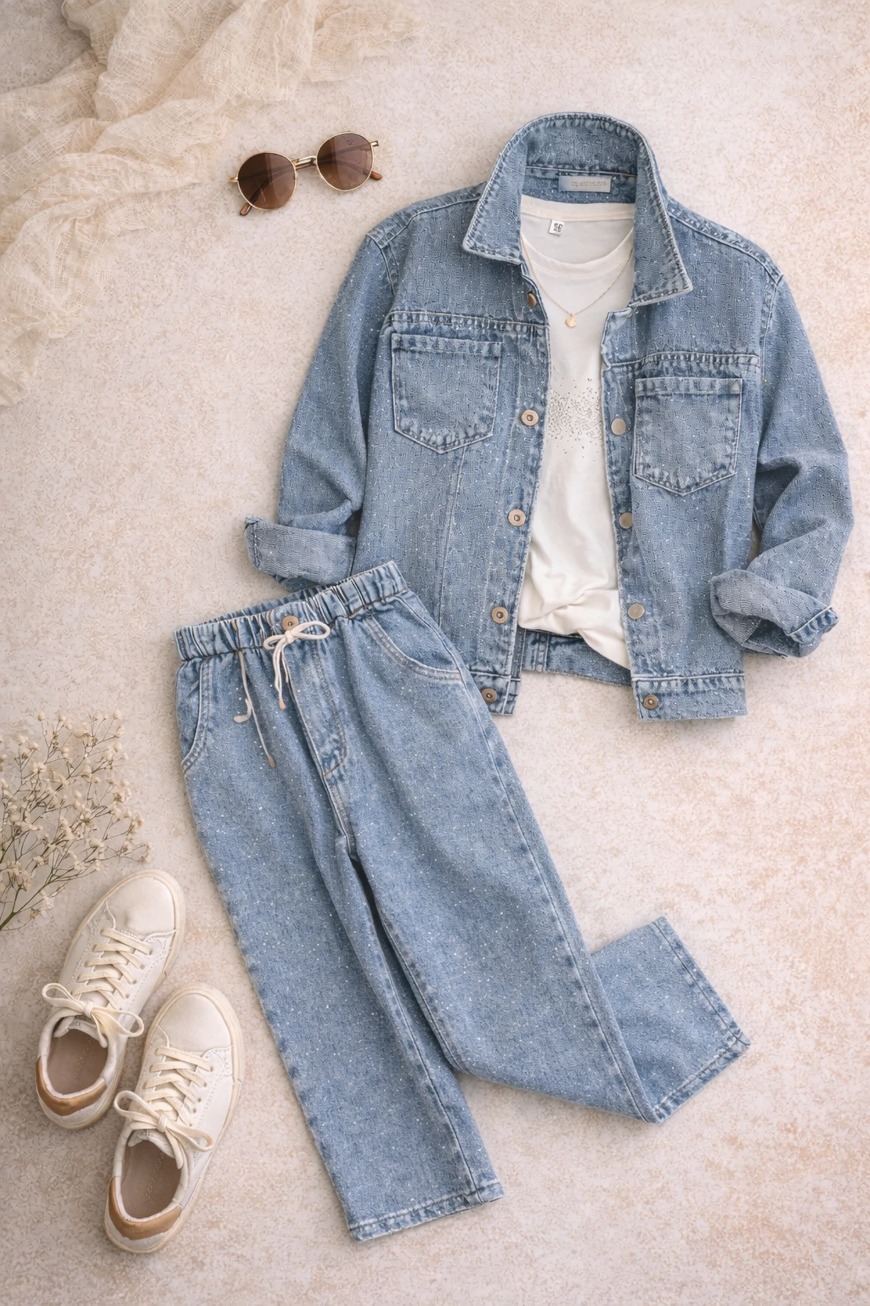 Kot ceketli 3 lü takım 