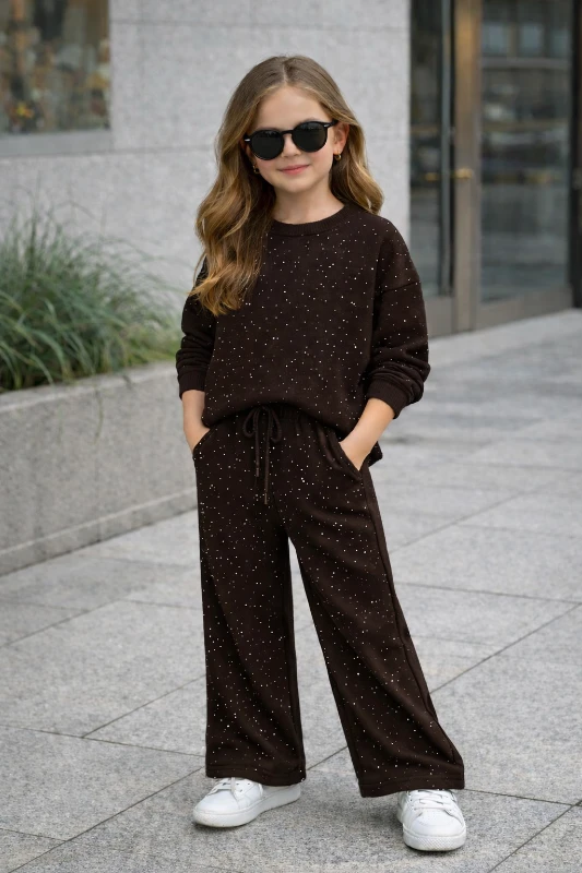 Oysho taşlı ikili kız takım 