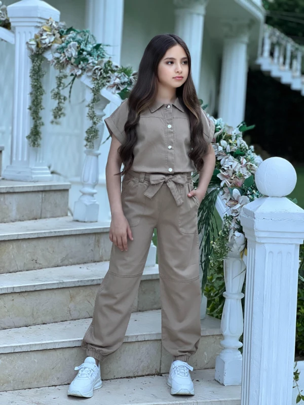 İkili gabardin kız takım 
