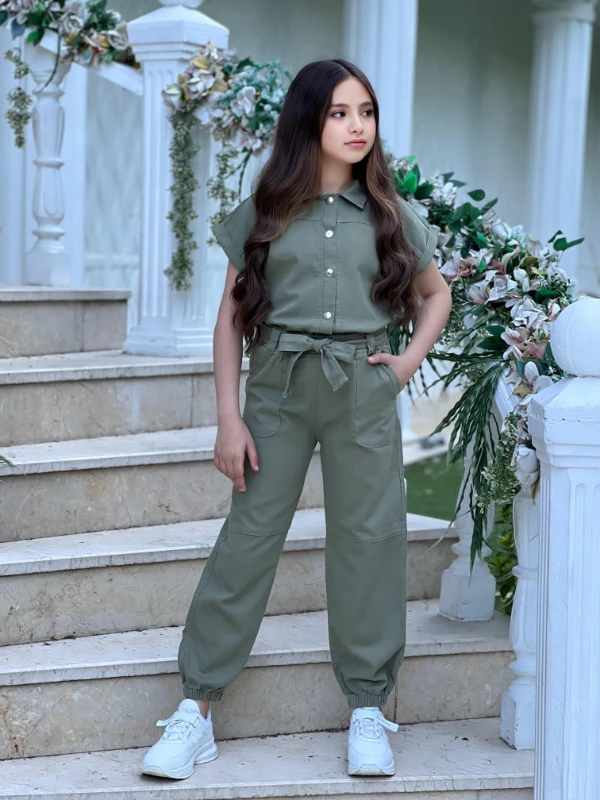İkili gabardin kız takım 