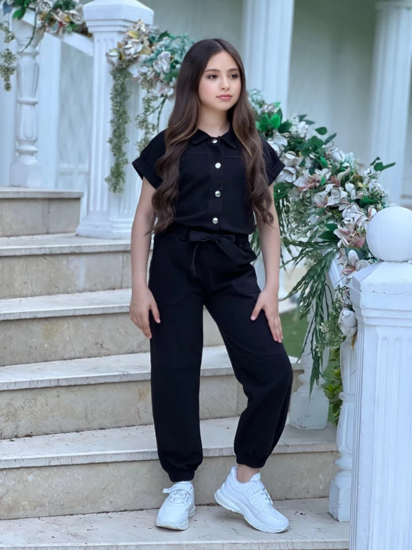 İkili gabardin kız takım 