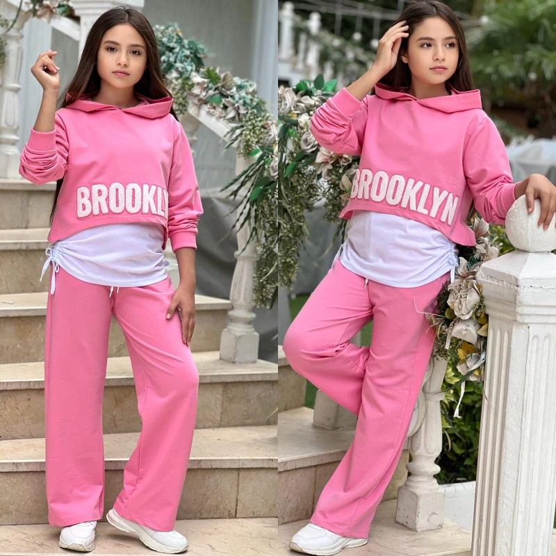 3 lü kız eşofman takım