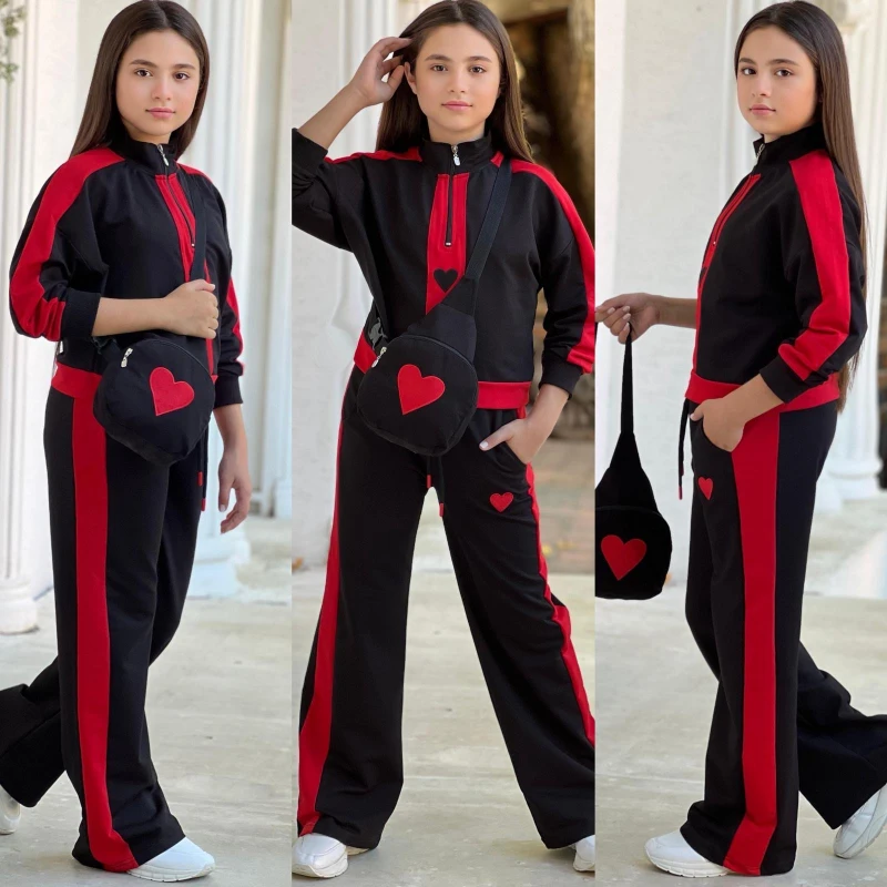 Çantalı 3 lü kombin 
