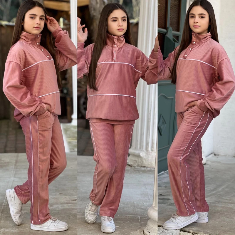 Kadife likralı 2 li takım 