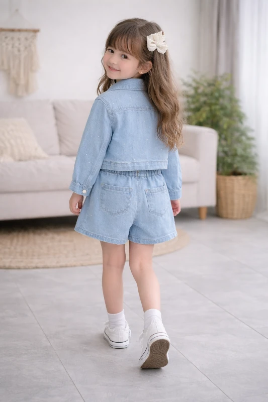 Kot şortlu 3 lü takım 