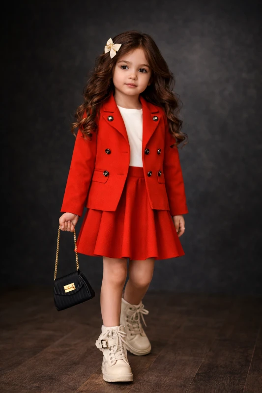 Ceketli  çantalı 4 lü kombin 