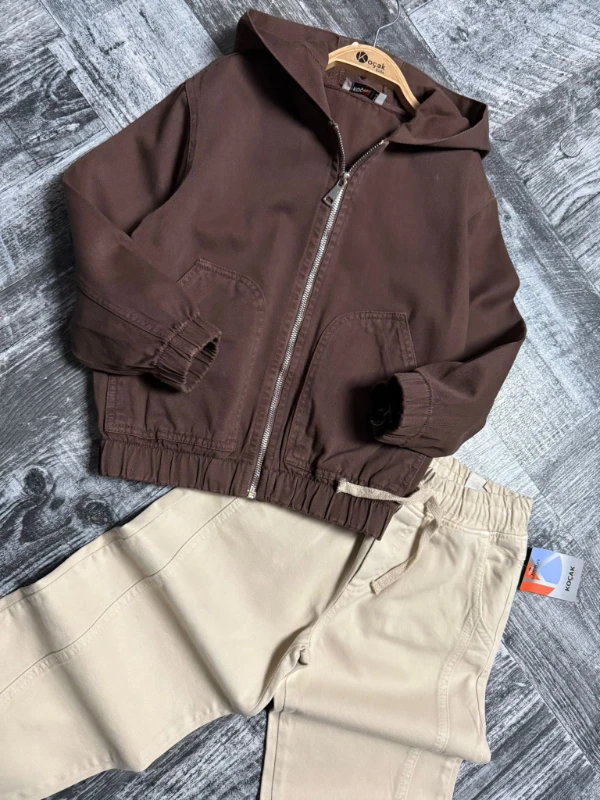 Gabardin keten erkek takım 