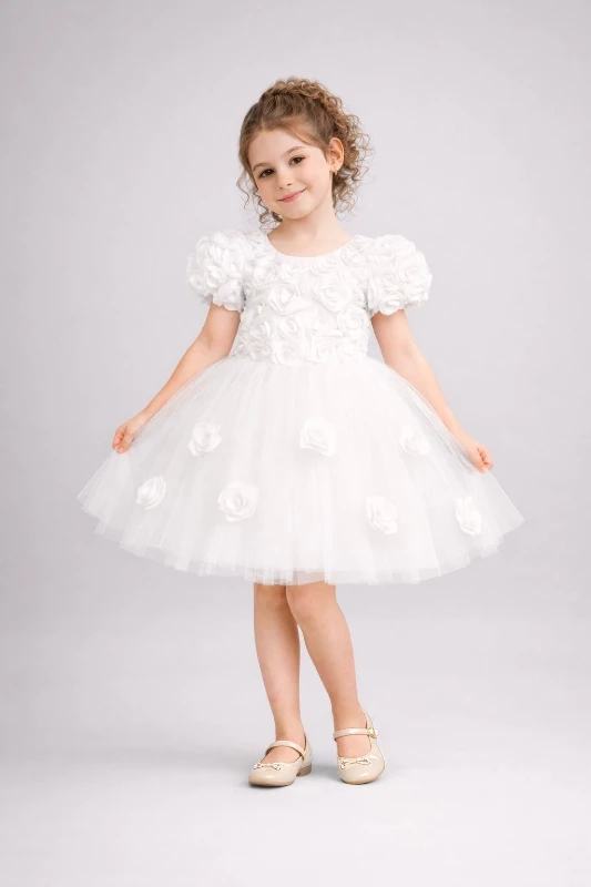 Güllü abiye elbise 