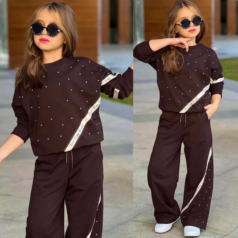 Taş baskılı ikili kız takım