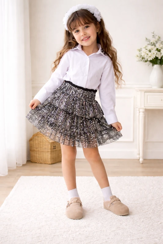 Pullu eteki kız takım 