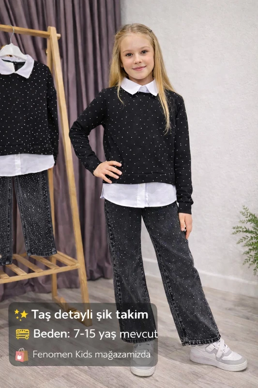 Taşlı köylü garson boy kız takım