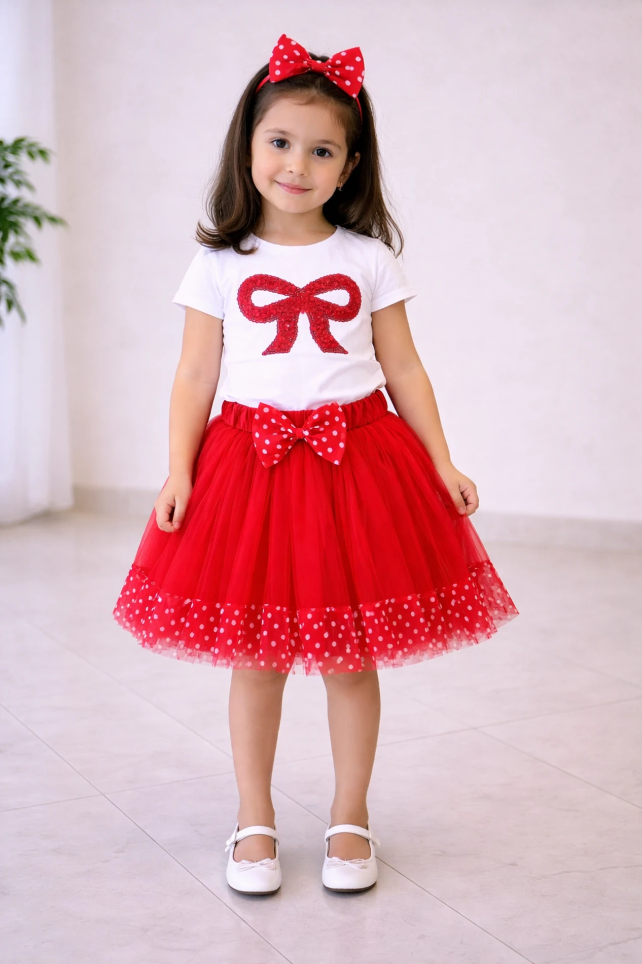 Fiyonklu etekli takım 