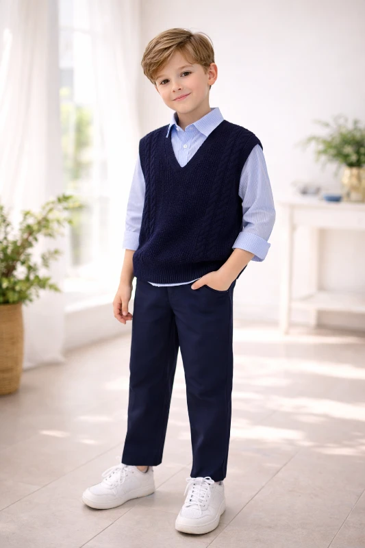 Süveterli erkek 3 lü takım 