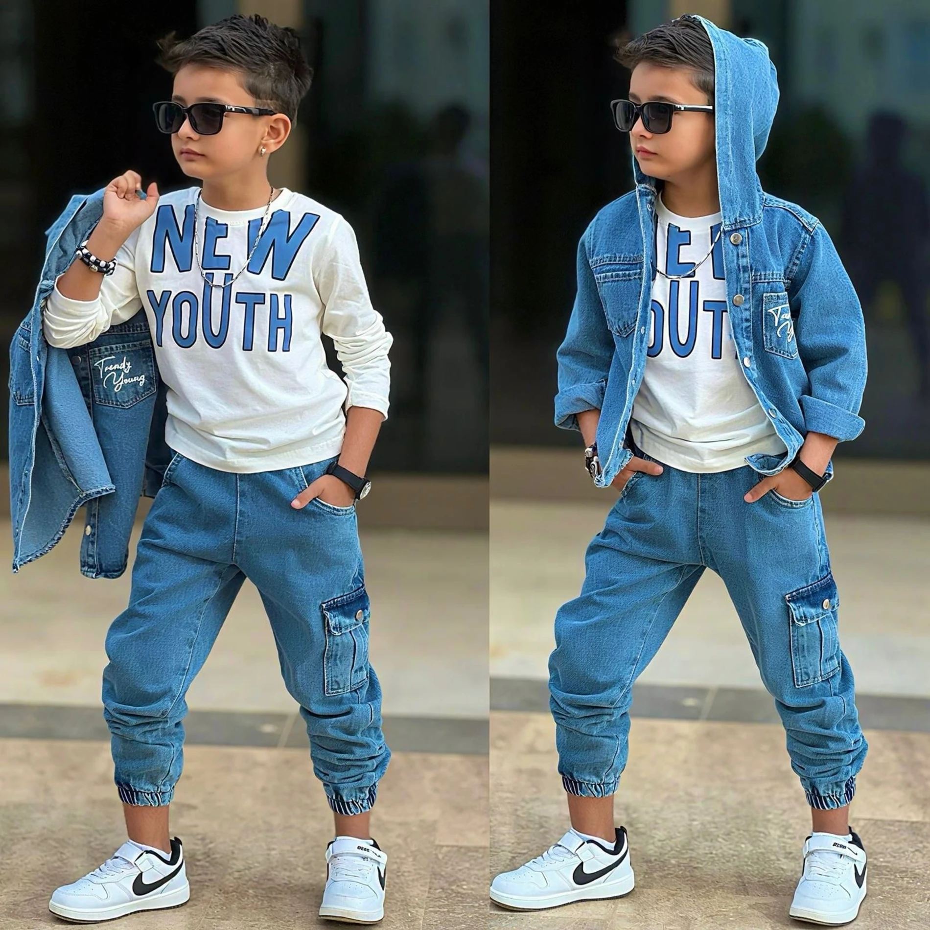 Kotlu erkek 3 lü takım 