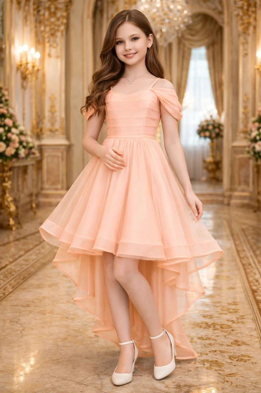 Önü kısa arkası uzun prenses abiye 