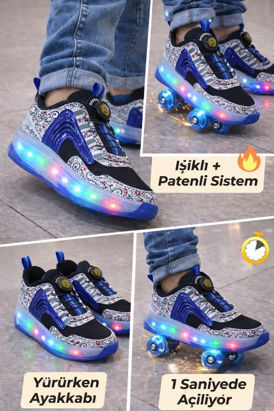 Patenli erkek çocuk ayakkabı 