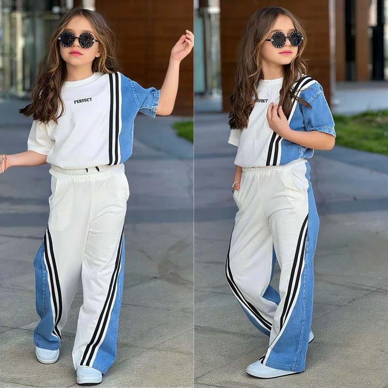 Kot detaylı ikili kız takım 