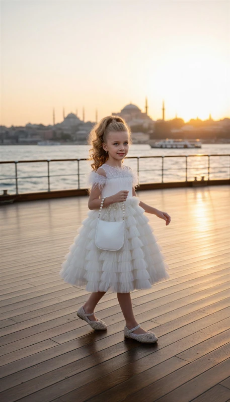 İncili çantalı prenses abiye 