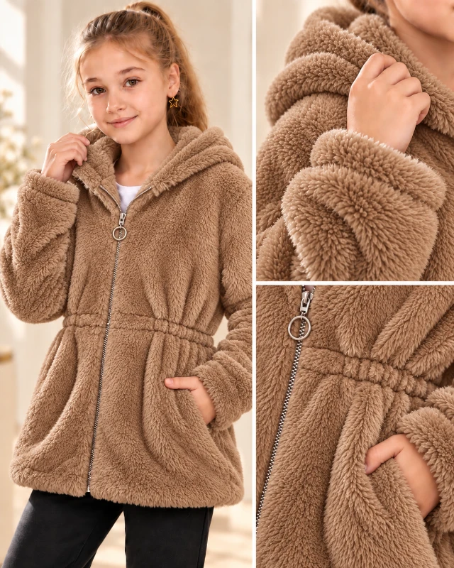 Peluş hırka 